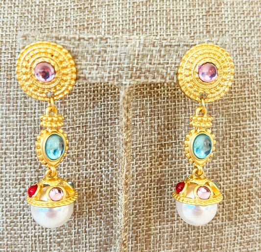 Colorful Dangling Earrings