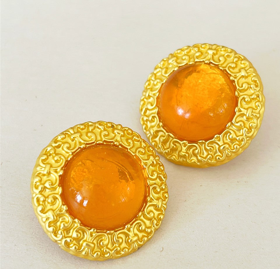 Designer style pierced earrings