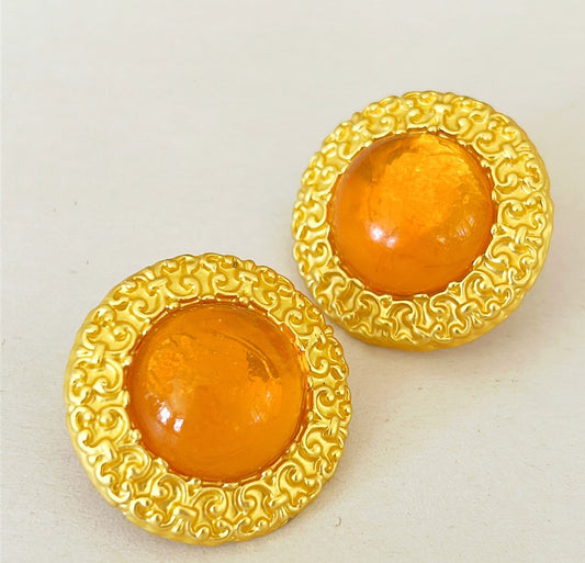 Designer style pierced earrings