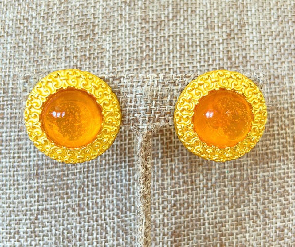 Designer style pierced earrings