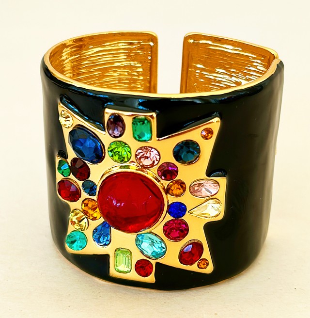 Curated -Couture large statement cuff