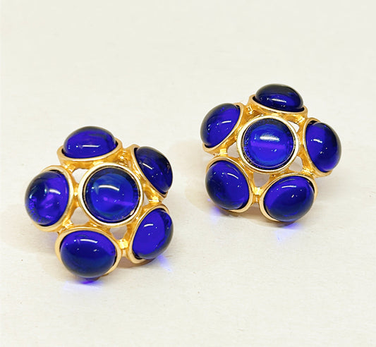 Beautiful statement pierced designer style earrings